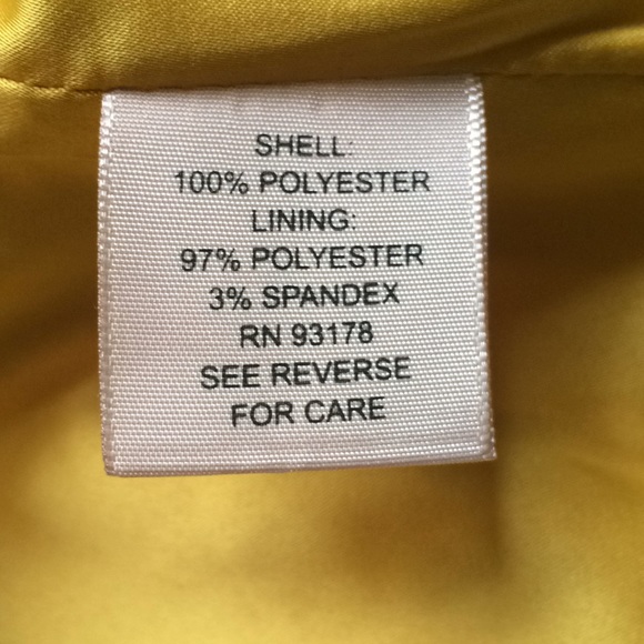 Philosophy mustard blazer size 6 NWT - Picture 4 of 4